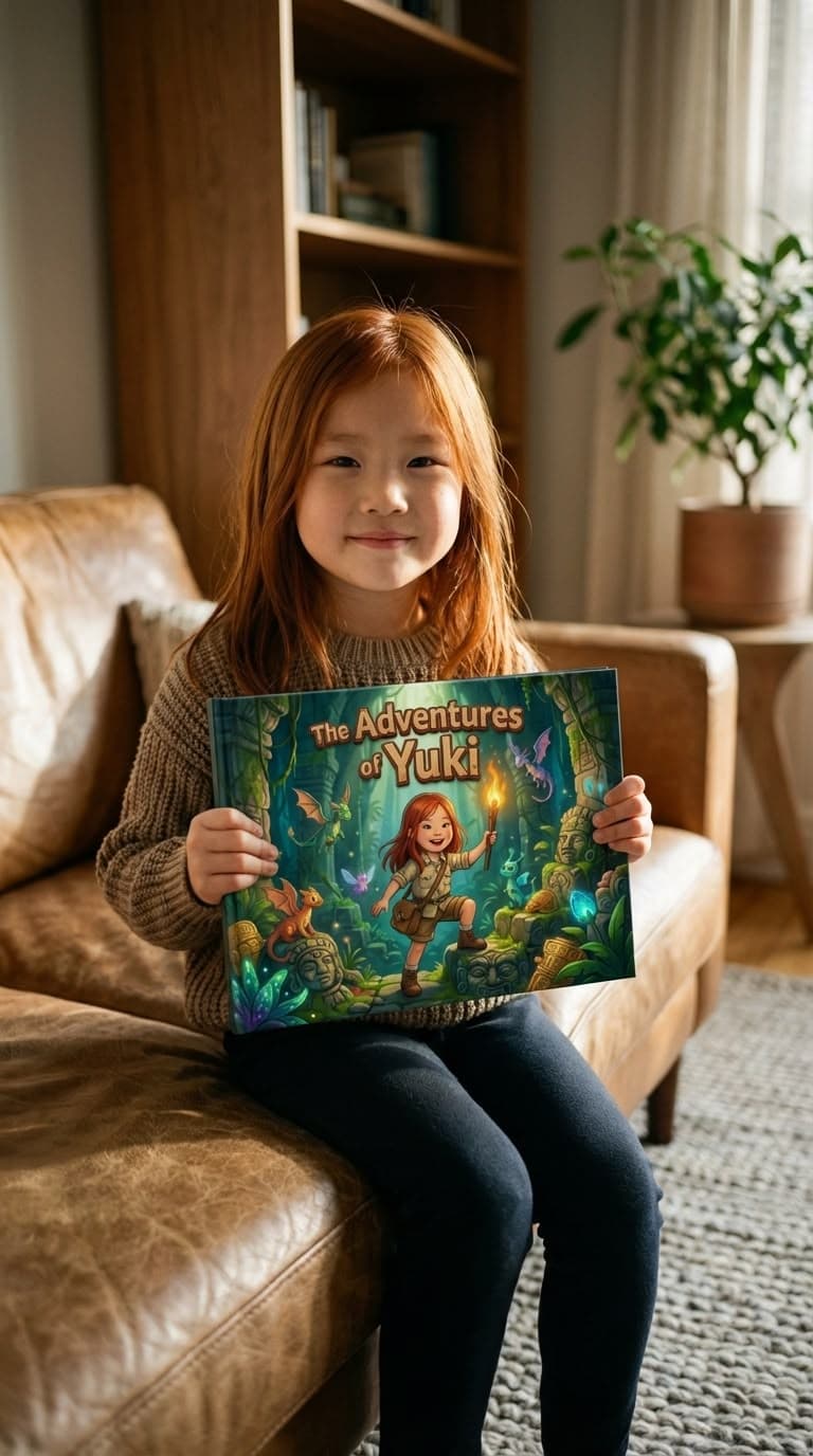 Yuki's personalized book